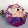 1pc Crayon Shin chan Automatic Open/Close Folding Umbrella, Windproof 8 Rib Construction, Lightweight Travel Umbrella for Women/Men,0903205