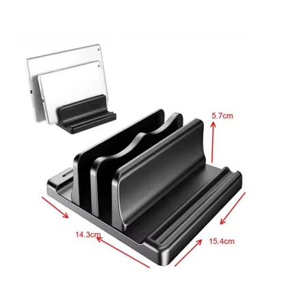 Vertical Laptop Stand Plastic Portable Macbook/Tablet/Phone Holder Universal Storage Rack Notebook Dock Space Save Accessory