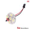 LED ad alta luminosità 3W/4W/5W Lampada Perline Scheda Luminosa Lampadina Rotonda Fonte di Luce di Trasformazione 23/28mm Luce da Interni