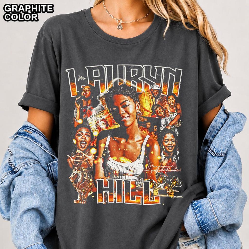 Lauryn Hill T-Shirt, Comfort Colors, Bella & Canvas, Gildan Tee and SweaT-Shirt FD