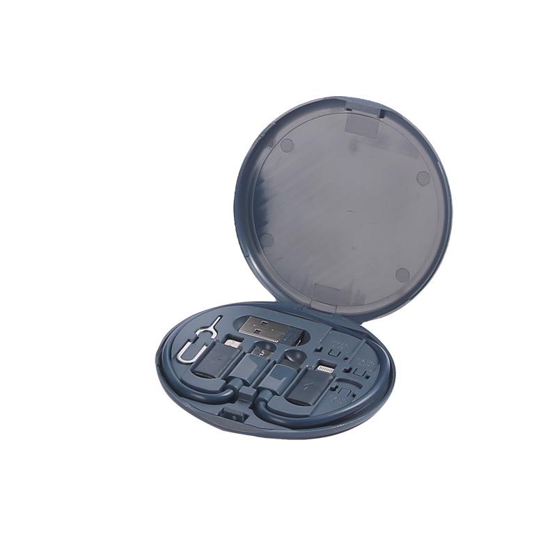 

60W 3-in-1 Fast Charging Cable with Universal Adapter and Storage Box