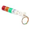 BERM Signal Tower Always Bright LED 3 Colour Alarm Light Foldable Warning Device AC220V