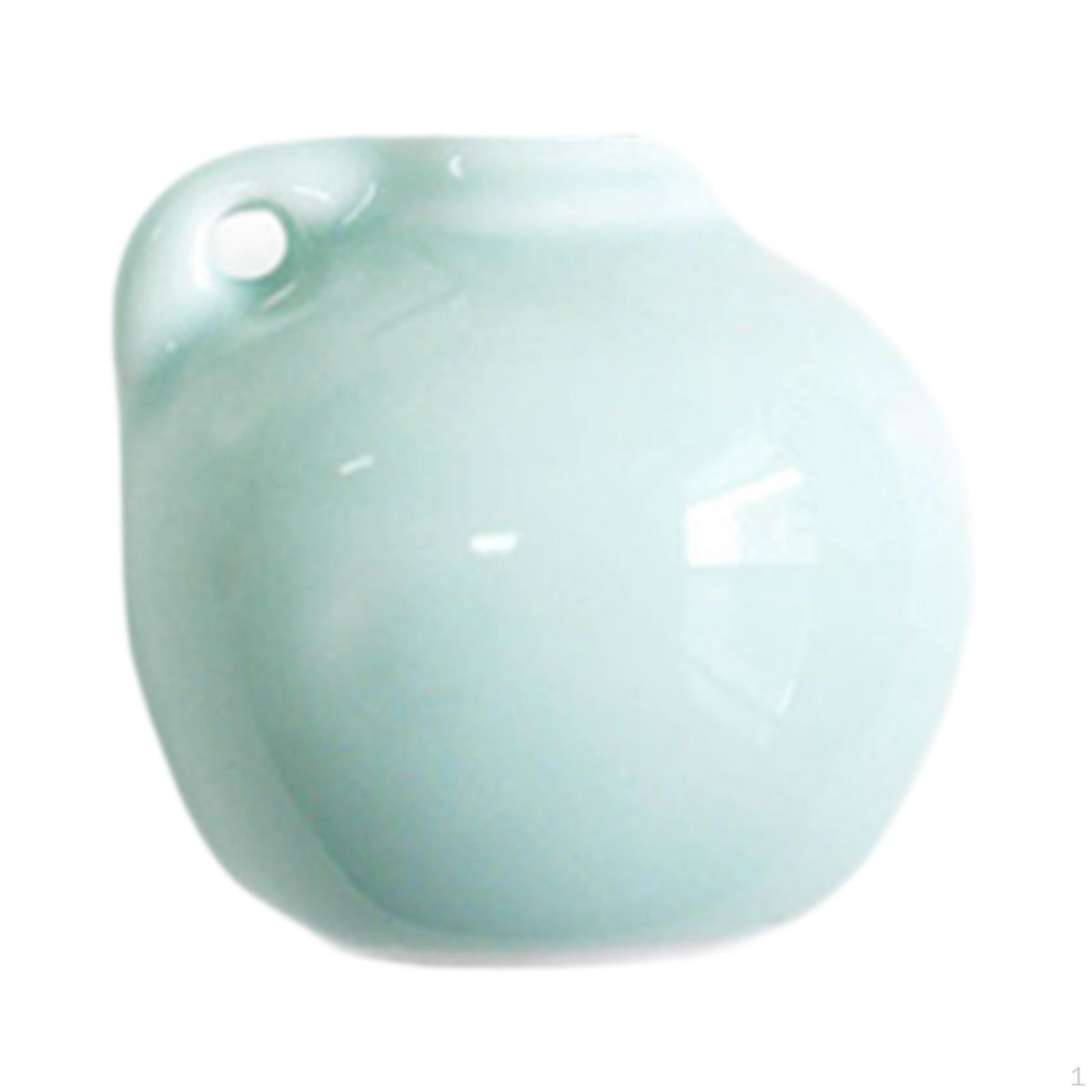 

Vase Fridge Magnets Ceramic Refrigerator Sticker Miniature Furniture Model Message Board Light Blue