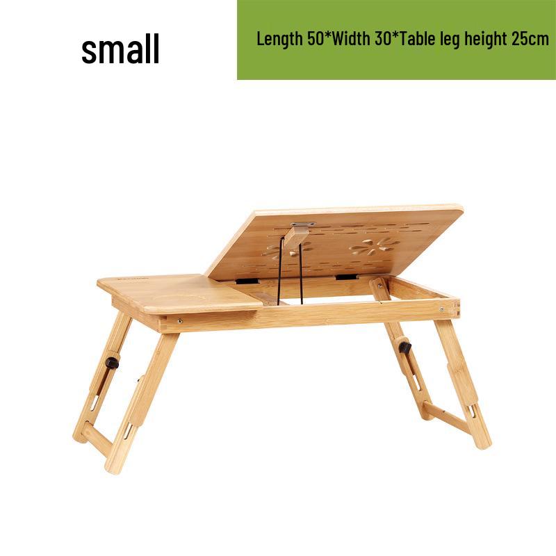 Minimalist Bamboo Laptop Bed Desk - Perfect for Dorms & Study Spaces