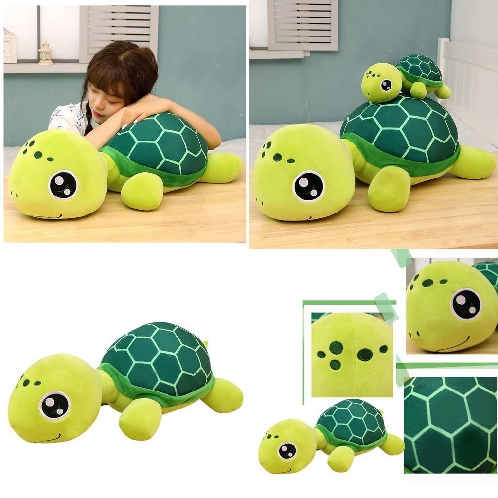 Niedliches und kuscheliges Plüsch-Meeresschildkröten-Spielzeug mit großen Augen Perfektes Geschenk für Kinder!
