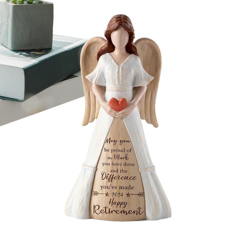Statues et Figurines d'Ange Figurine d'Ange Polyvalente Statue d'Ange en Résine Ornements d'Ange Uniques de Collection