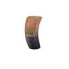 Horn Viking Dricksmugg Koppar - för Ale Öl Vin Läsk Sejdel Mjöd Medeltida Tumbler (15 cm, randig)