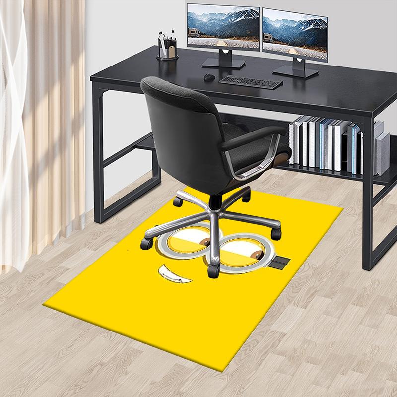 1pc Minion Banana Fun Carpet for Playroom Bedroom Living Room Sofa Home Decor,kids Game Area Rug Non-slip Floor Mat Y72824