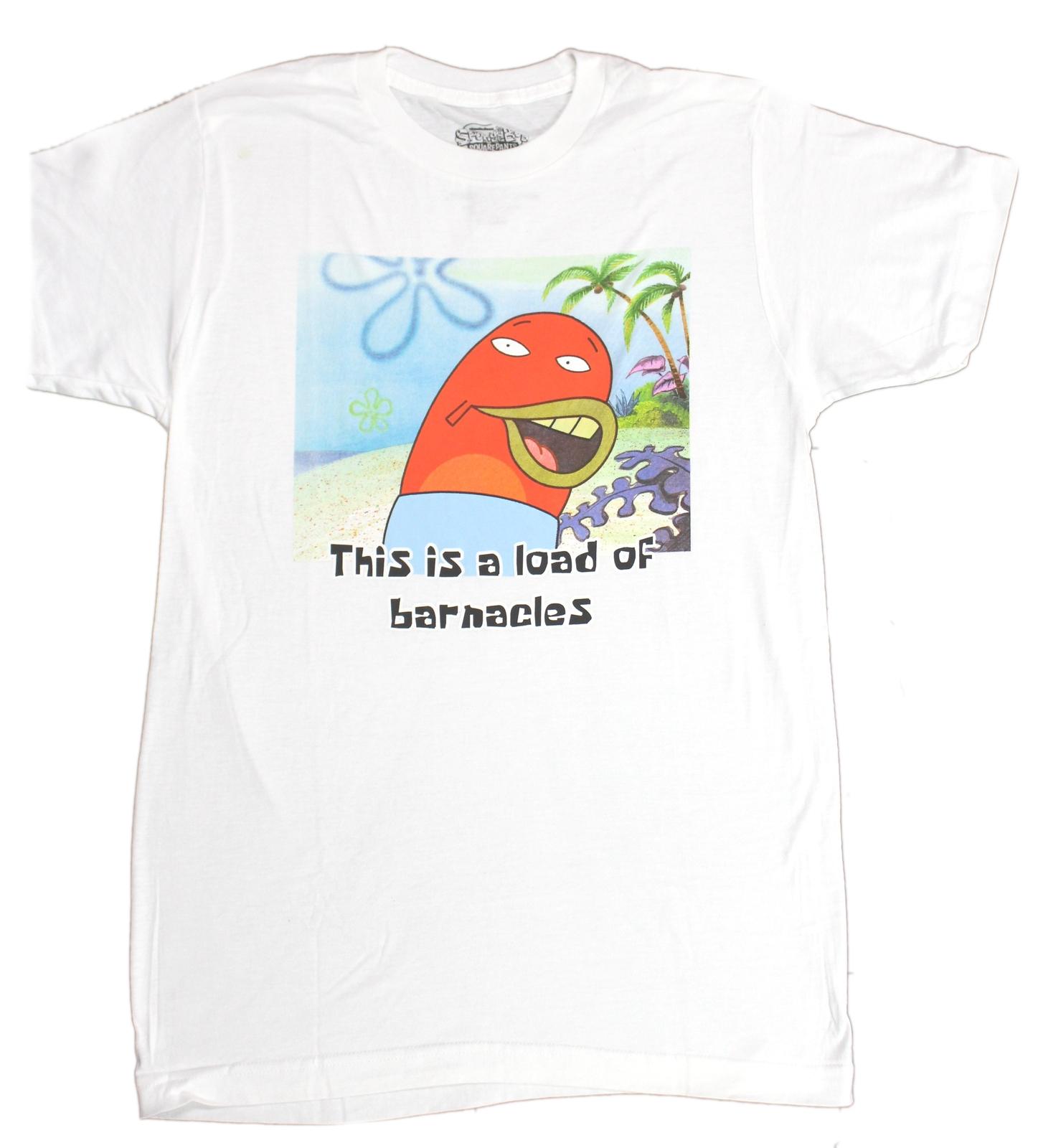 Spongebob Squarepants New Adult T-Shirt - This is a Load of Barnacles S