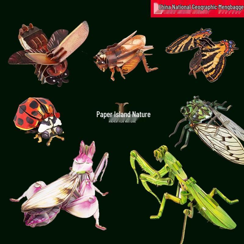 

Mengbag 3D Puzzle: Educational Handcrafted Animal and Insect Models