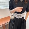 Metal Love Small Bag New 2025 European and American Pearl Handbag Ins Women's Small Fragrant Wind Messenger Red Envelope