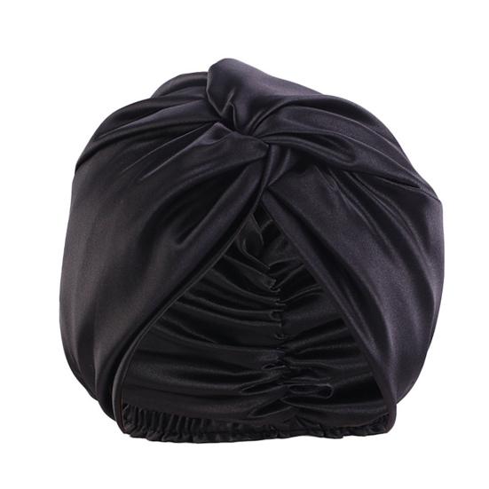 Women Nightcap Soft Comfortable Faux Silk Bonnet Gentle Night Sleeping Bonnet Hair Protection Supply