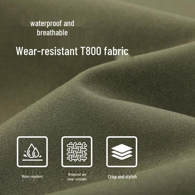 CAMEL Autumn/Winter Water-Repellent Windproof Color-Block Techwear Jacket