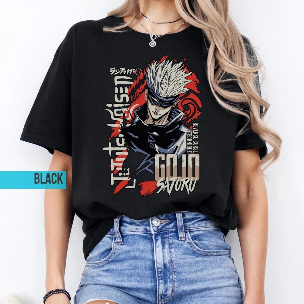 Gojo Satoru Jujutsu Kaisen Unisexga Anime TShirt Unisex 6 S
