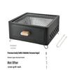Portable Outdoor Charcoal Grill & Tea Stove Set