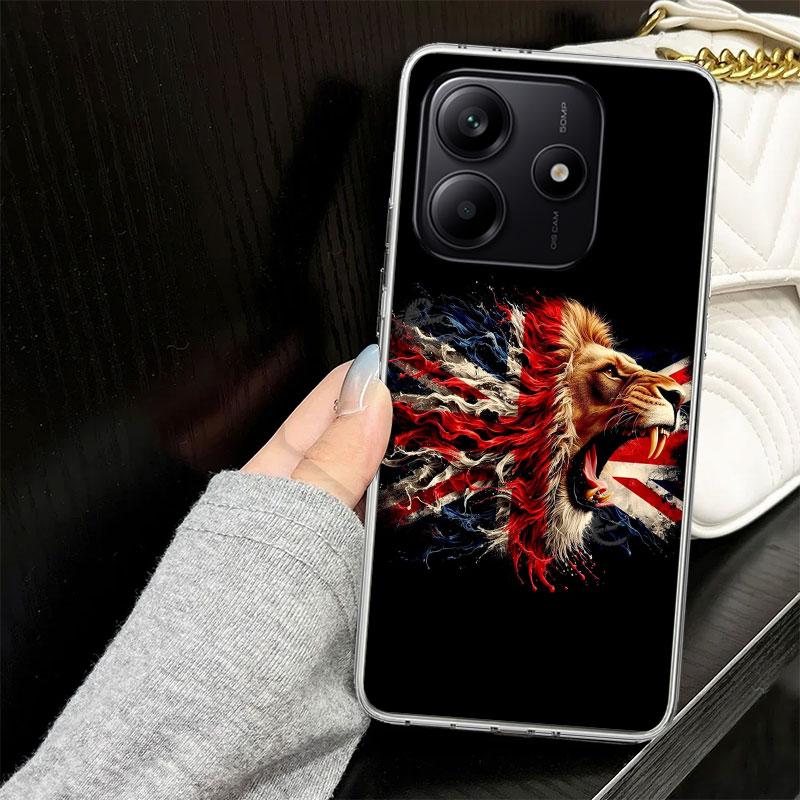 Union Jack England UK Flag Case for Xiaomi Redmi Note 14 13 12 11 Pro Plus Phone Cover 14S 12S 11S 11E 11T 10S 10 9S 9 Silicone