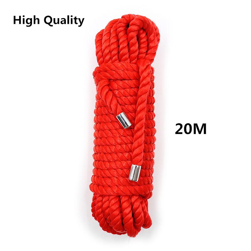 5/10/20M Hemp Shibari Rope BDSM Bondage Rope for Adult Tying Sex Games Slave Body Restraint Rope To Tied Binding SM Sex Toys