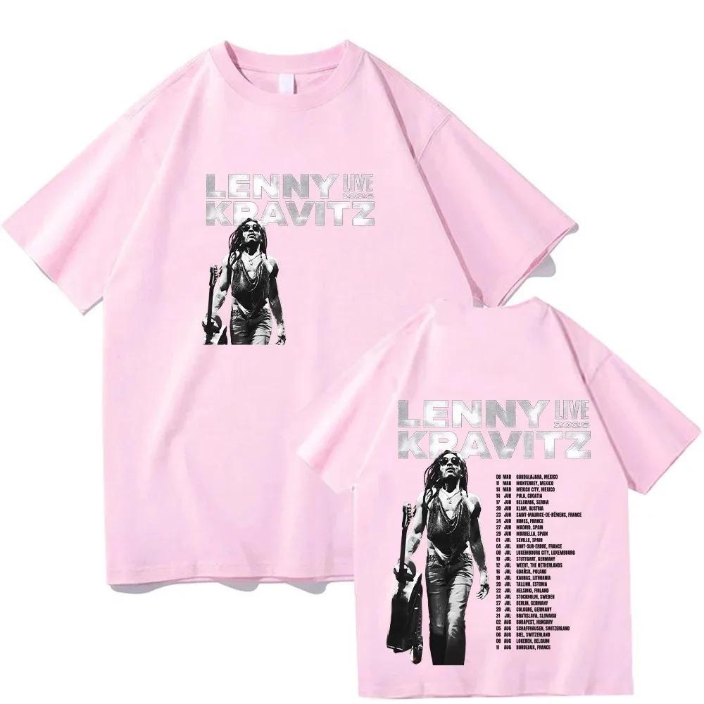 

2026 Lenny Kravitz Concert Poster Print TShirt Bestselling Unisex Oversized Casual New Summer High Street Harajuku Fashion 4XL