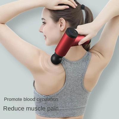 Pistola de masaje eléctrica inteligente para el hogar, pistola para adelgazar la fascia muscular, masajeador de percusión, pistola de masaje profesional para fitness.