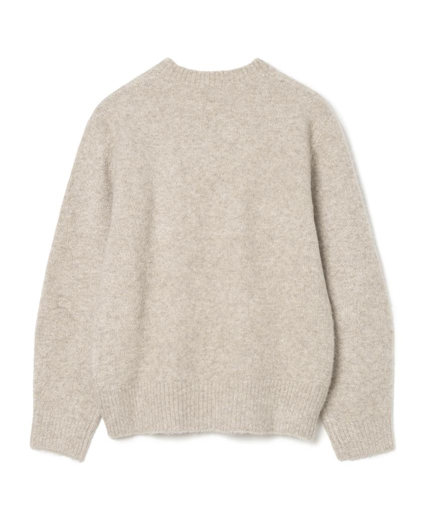 MILLO ARCHIVE Crop Silhouette Knit [White Melange] (Type A)