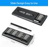25-in-1 Magnetic Screwdriver Set - Precision Repair Kit for Phone, Computer & Electronics - 24 Detachable Steel Bits