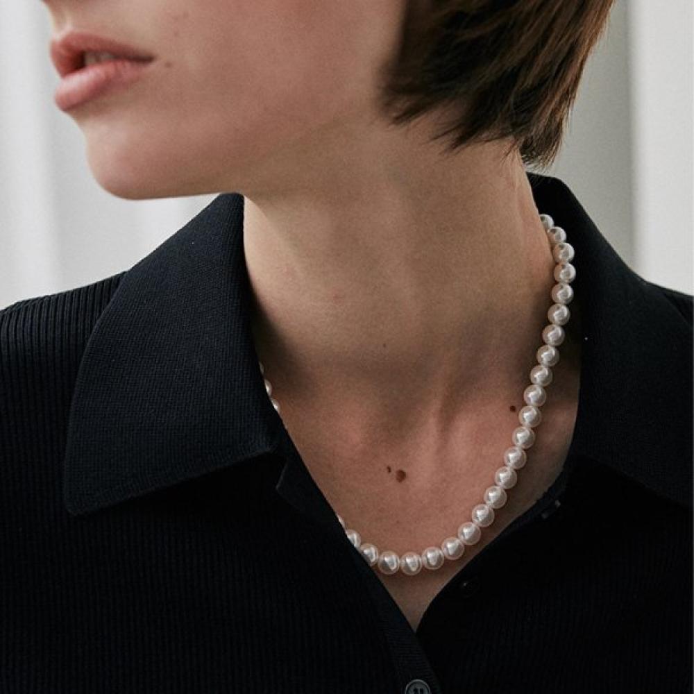 Verte 925 Silver   Avec Necklace Ver.06 un.Silver.207  8mm 