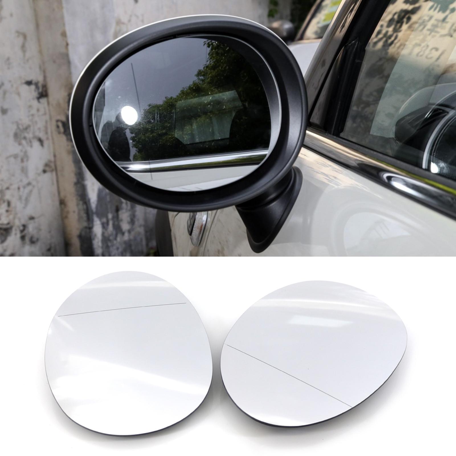 

F55 F56 2014-2020 White Left Right Heated Rearview Mirror Lens Replacement for Various