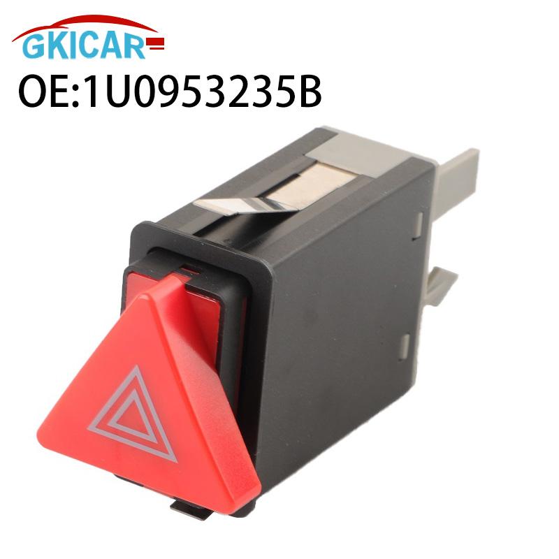 ODiDiO 1U0953235B 1U0953235B300 Emergency Light Switch Hazard Warning Light Switch for Volkswagen VW Skoda Octavia 2004-2010