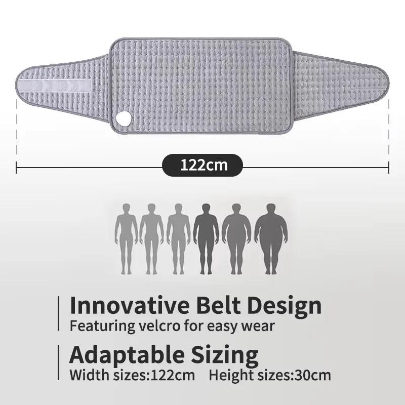 Electric Heating Pad Back Waist Belt Warm Blanket Office Home Temperature Control Warming Hand Leg Abdomen Pain Relief Support