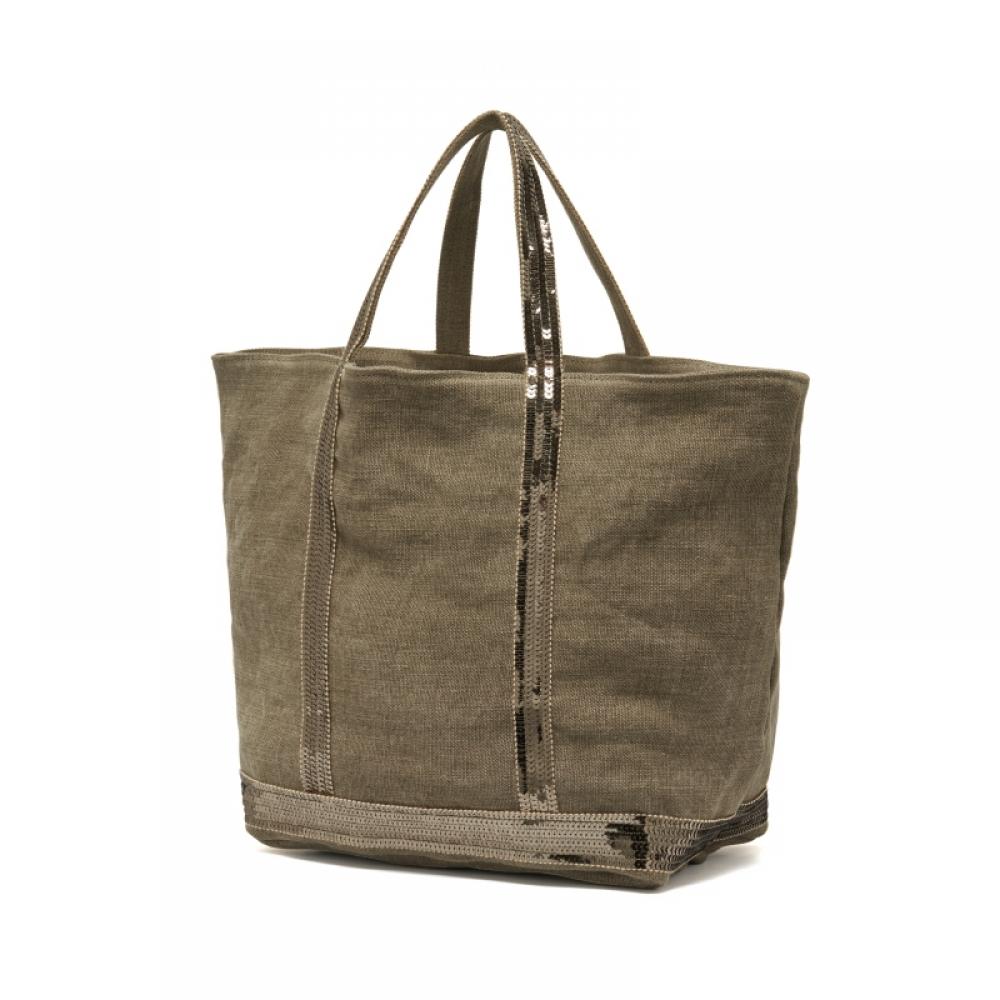 Vanessa Bruno Spangled Linen Tote Bag MediuM M 0pve31 V40413