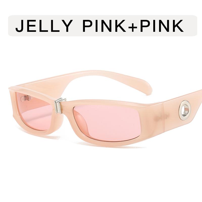 Fashion Sunglasses Sweet Cool Babes Outdoor Sunglasses Trendy Retro Square Wide Edge Sunglasses