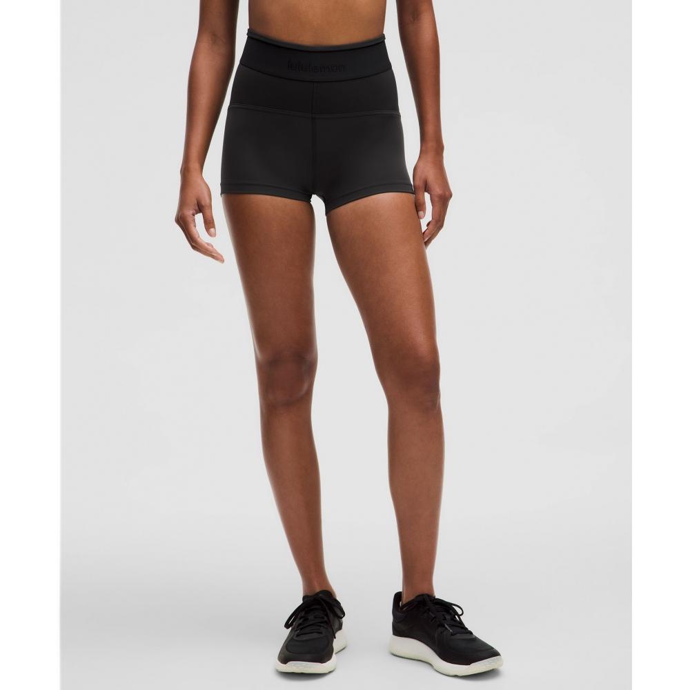 

Lululemon License To Train High Rise Short 2 Logo Black 8