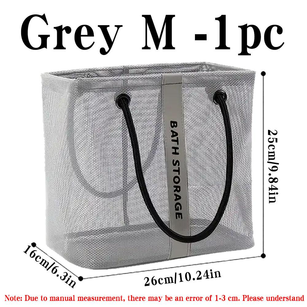 Mesh Shower Bag, Travel Beach Bathtub Organizer, Men's And Women's Fitness And Yoga Toiletry Bags, Holiday Laundry Basket, Bath