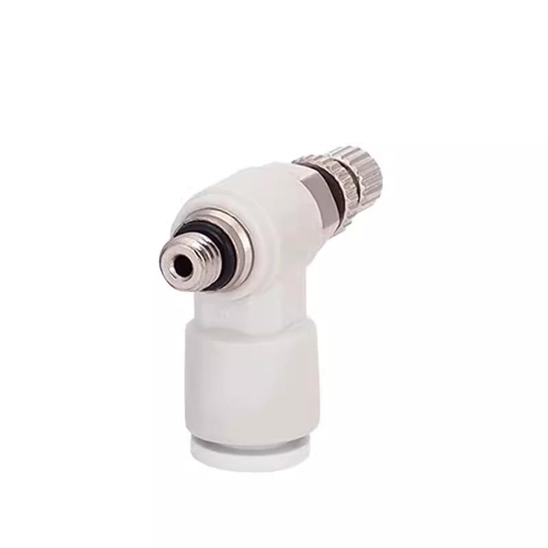 SL Series Pneumatic Mini Speed Control Valve - Pressure Regulating and Throttle Connector (SL3/4/5/6-M3/M5C)