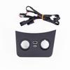 Car Charger Type-C+QC3.0 Fast Charging Socket Cover For Hyundai Verna 2010-2016