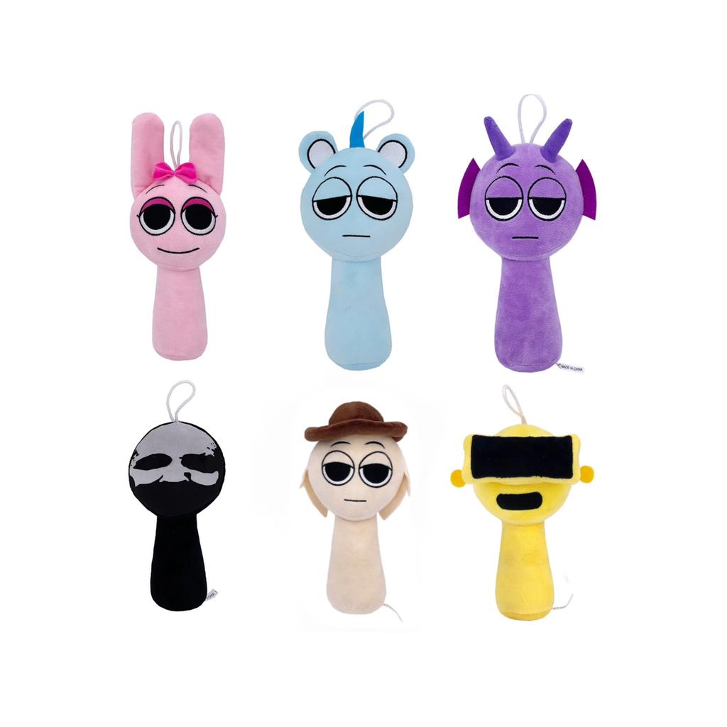 20 Kinds of Plush Toys Plush Dolls Sprunki Games Cartoon Pillows Children's Birthday Gifts Stuffed Dolls Christmas Gifts