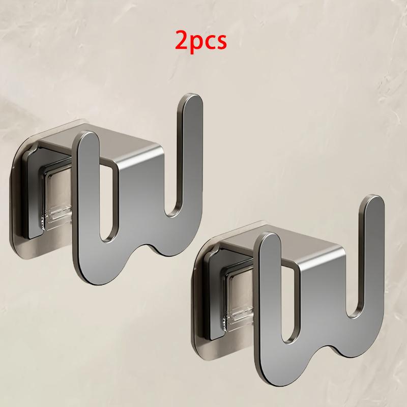 1/2/3PC No Punching Bathroom Shoe Rack Wall Mounted Slipper Rack Slipper Drying Hook Simple Door Back Foyer Hanging Rack