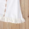 Cute Baby Girl Dress Solid Bow Lace Tulle Party Princess Dress Clothing