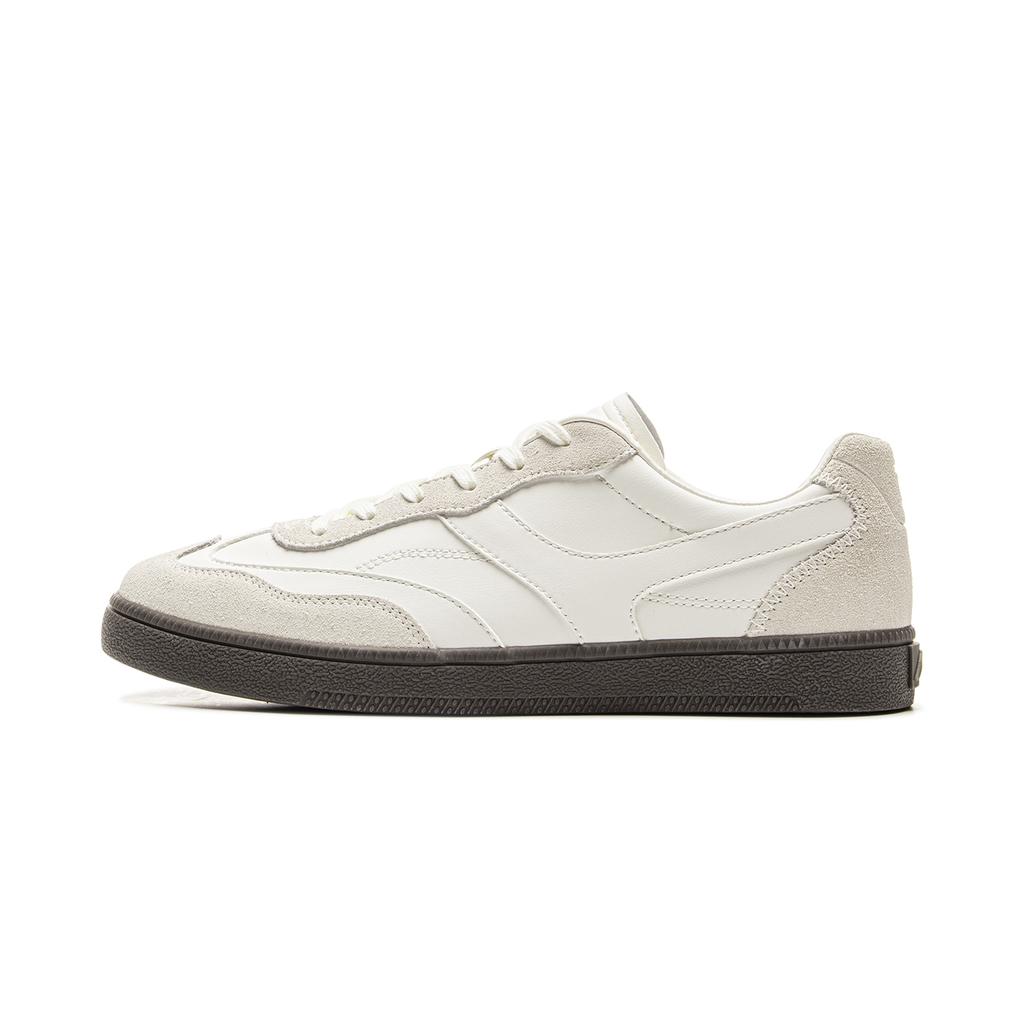 New LiNing Yunchuan Abrasion Resistant Balance Lightweight Low Top German Army Trainers Men's Mist White AGCV099-1