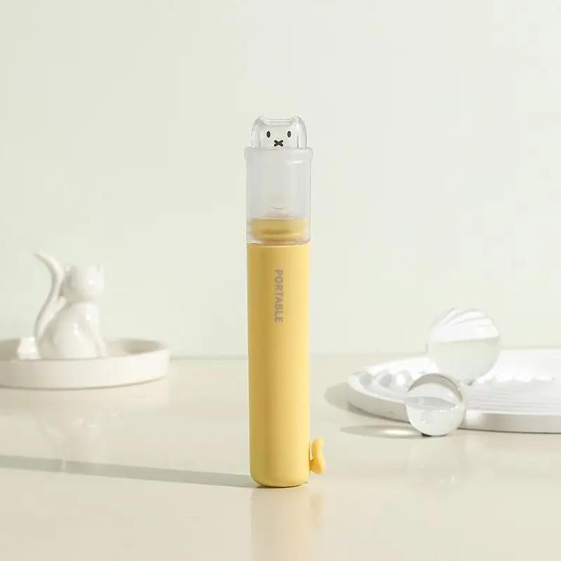 Portable Travel Toothbrush Set for Business Trips Mini Soft-bristled Multi-functional Folding Toothpaste Small Bathroom Supplies