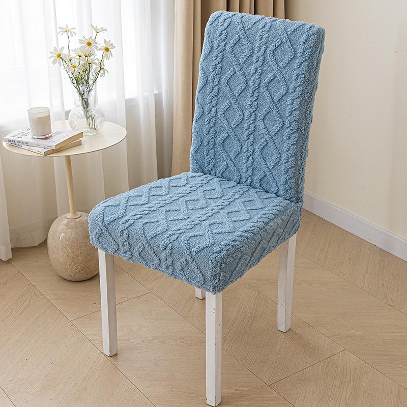 

Бытовой эластичный чехол на стул Всеобъемлющий чехол на стул Бытовой высококачественный нескользящий чехол на стул со спинкой Цельный чехол на табурет Универсальный пылезащитный Regular