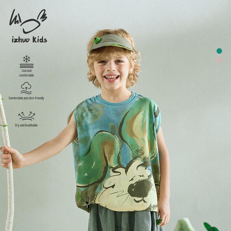 Kids Cartoon Print Short-Sleeve T-Shirt 110 cm