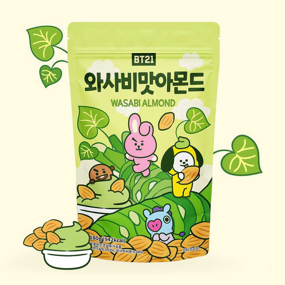 BT21 Flavored Almonds (180g)