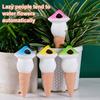 4 Pcs Self Watering Bulbs Mushroom Terracotta Watering Globes Planter Insert Automatic Watering Bulbs for Home Gardening Indoor Plants