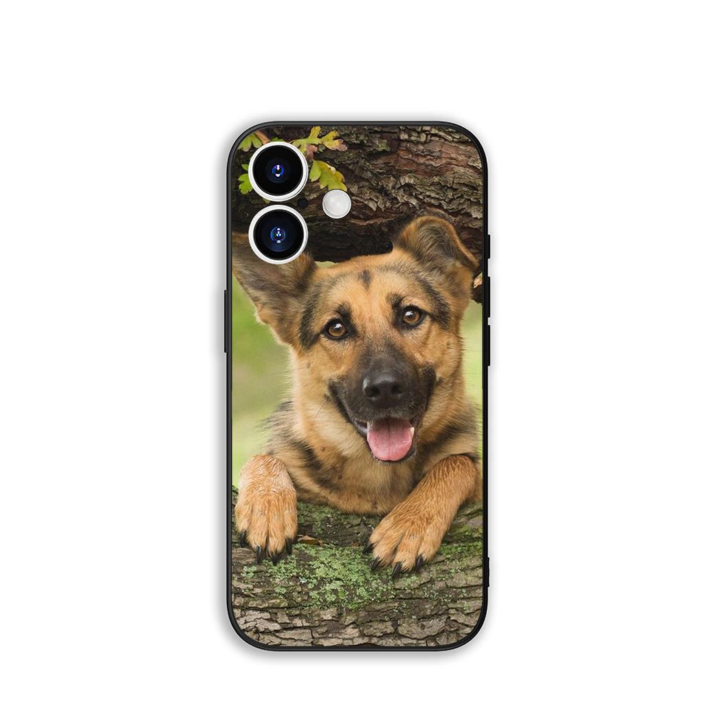 Phone Cover German Shepherd Lovely Dog Casing for Apple iPhone 16 15 14 Plus 13 12 Mini 17 Pro Max + ProMax 16E Air 15+ Case