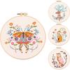 1Pc DIY Embroidery Cross Stitch Kit for Beginners-Handmade Fox Owl Butterfly Deer Pattern