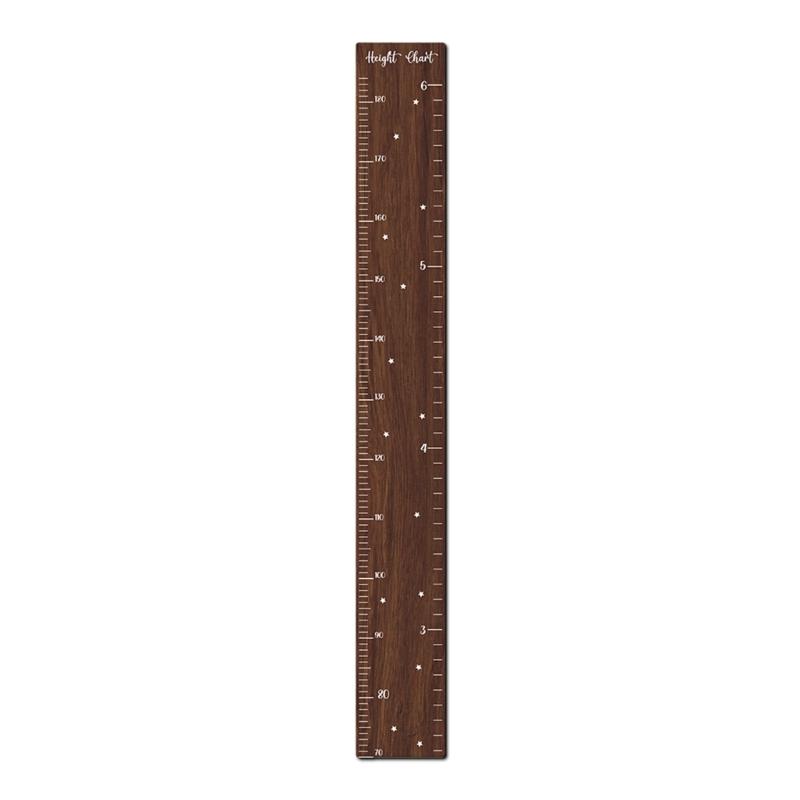 Portable Wood Height Enhancer Convenient Height Measurement Wall Sticker Ruler