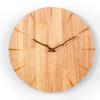 Japanese Style Solid Wood Log Mute Wall Clock Creative Round Quartz Clock Wall Hanging Clock Watch Home Decoration
