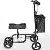 Foldable Four-wheel Fracture Assisted Bike Foldable Portable Assistive Walking Device Elderly Knee Scooter