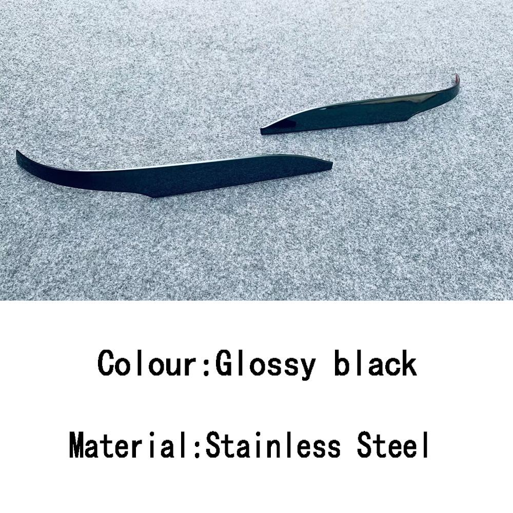 For Toyota Venza/Harrier    2024 ABS/Steel Frame Side Rearview Mirror Strip Cover Trim Sticker Eyebrow Accessories